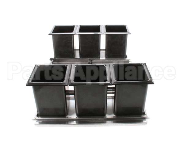 BW6-24R Perlick Ice Chest Bottle Wells, 6, Ts