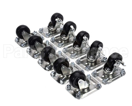 C-10X2 Glastender Caster, 2-1/2" H, Set Of Ten