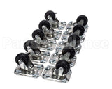 C-10X2 Glastender Caster, 2-1/2" H, Set Of Ten