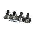 C-4X2 Compatible Glastender Caster, 2-1/2 H Set Of Four