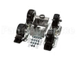 C-4X4-S Glastender Caster, 3-3/4" H, Set Of Four, Side Serv