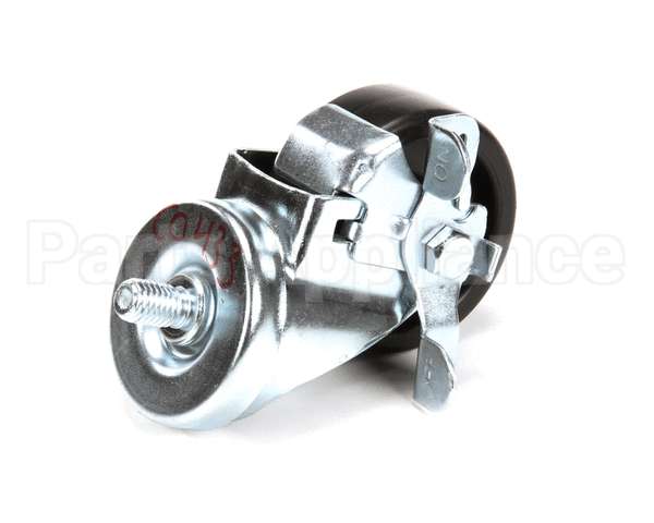 C0433 Bki Caster, 3 Threaded Stem W/Brak
