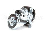 C0433 Bki Caster, 3 Threaded Stem W/Brak