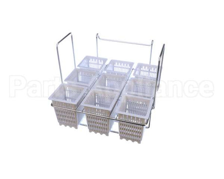 C10693-00 Pitco Set 9Ind Serv Basket With Rk Gpc