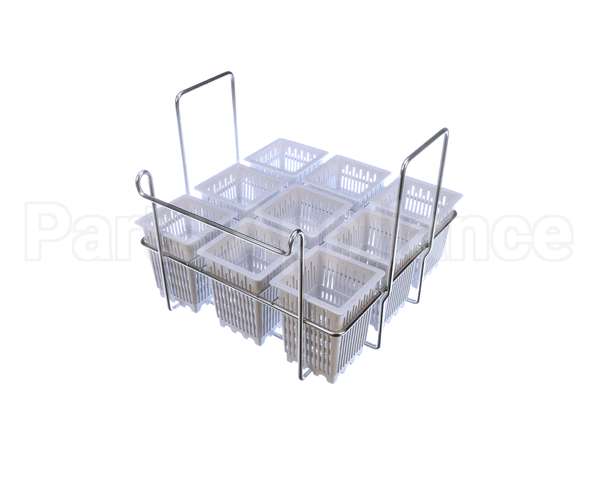 C10693-00 Pitco Set 9Ind Serv Basket With Rk Gpc