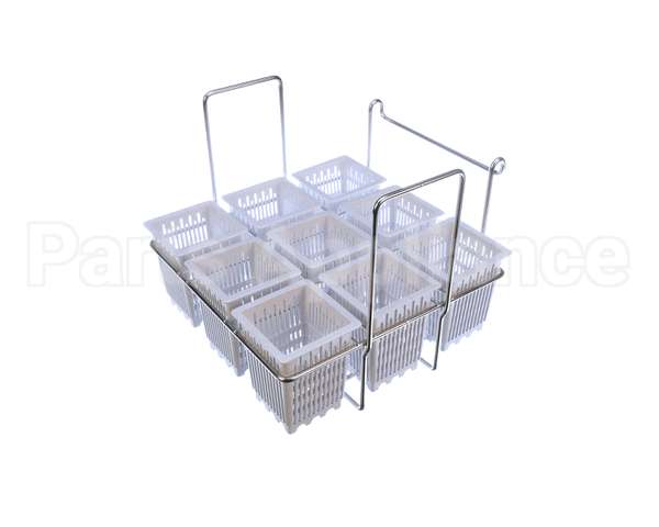 C10693-00 Pitco Set 9Ind Serv Basket With Rk Gpc