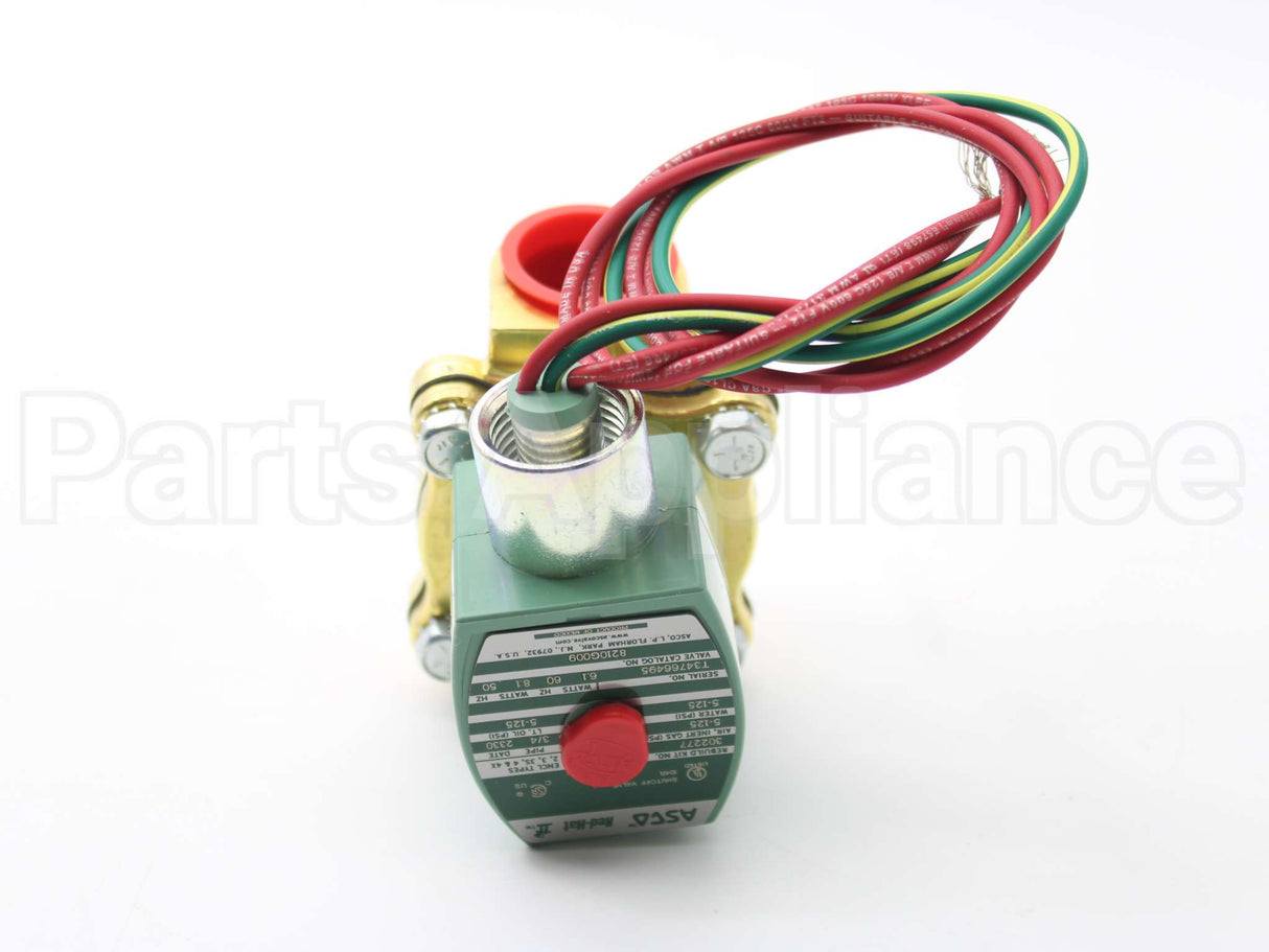 8210G9-480V Asco 3/4" Nc 480V 5/125# Brass Vlv