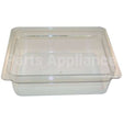 CAM24CW135 Compatible Cambro Pan Poly Half X 4 - 135 Clear