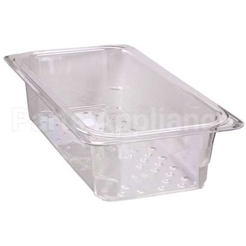 CAM33CLRCW135 Compatible Cambro Colander Food Pan 1/3X3 Clear