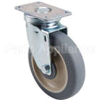 CAM41021 Compatible Cambro Caster, Plate(5"Od, Swvl, Gray)