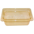 CAM44HP150 Compatible Cambro 1/4 Size Food Pan - Amber High Heat