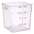 CAM8SFSCW135 Compatible Cambro Container Sq Clear 8Qt