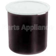 CAMCP27110 Compatible Cambro Crock W/Lid 2.7Qt -110 Black