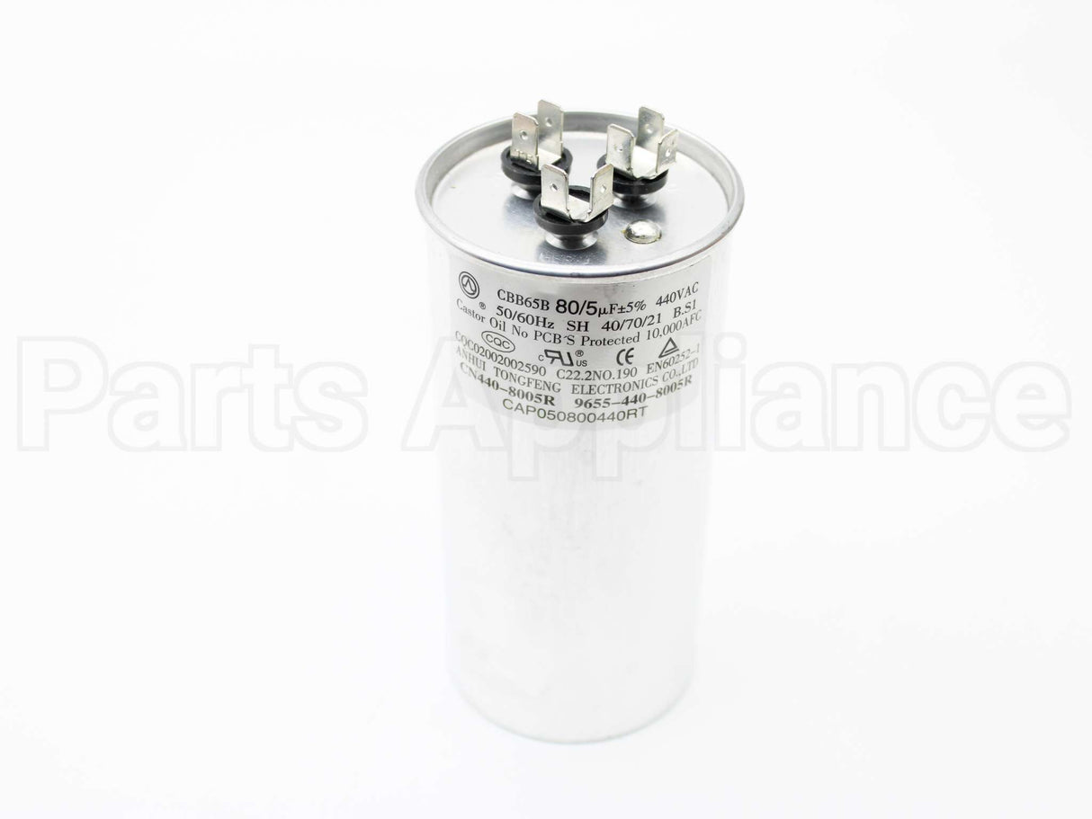 CAP050800440RTP Amana-Goodman 80/5Mfd 440V Dual Round Cap