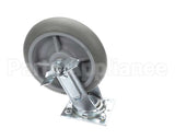 CAS-82HT-S-B Lockwood 8" Fd Srv Plt Cast - Swivel/Br