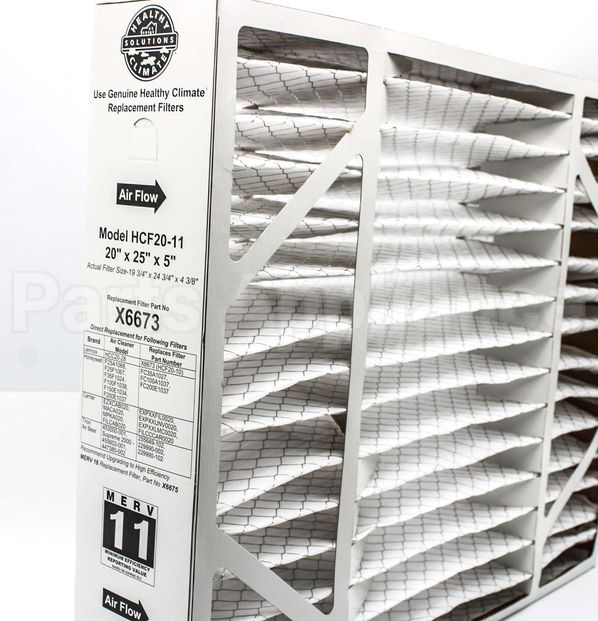 X6673 Lennox 20"X25"X5" Merv11 Repl Filter