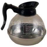 CDP-BK Compatible Adcraft Decanter-Coffee Black 64 Plastic W/Stainless Bott