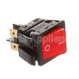 CHA512221 Compatible Champion Switch, Rocker, Dpst, Red Neon, 250V