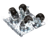CK11 Traulsen Caster Kit - Four 3.625In Plat