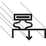 CNT2-712 Compatible Continental Gasket, Drawer, 24-1/8"X12-3/8"