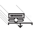 CNT2-717 Compatible Continental Gasket, Drawer - 11-1/4" X 22-3/4"