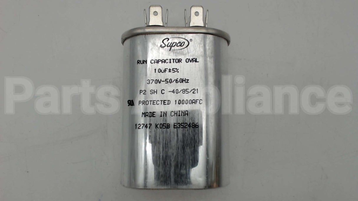 CR10X370 Supco 10Mfd 370V Oval Run Capacitor