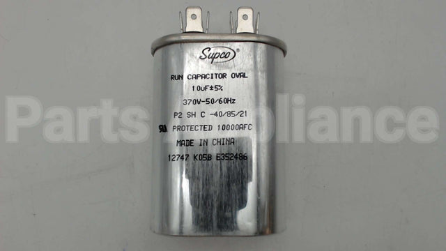CR10X370 Supco 10Mfd 370V Oval Run Capacitor