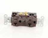 CR20 Hubbell Lighting Duplex Receptacle Brown