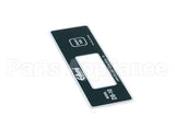 D074B Edlund Decal, Ds-10 Switch Pad Bonso
