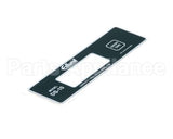 D074B Edlund Decal, Ds-10 Switch Pad Bonso
