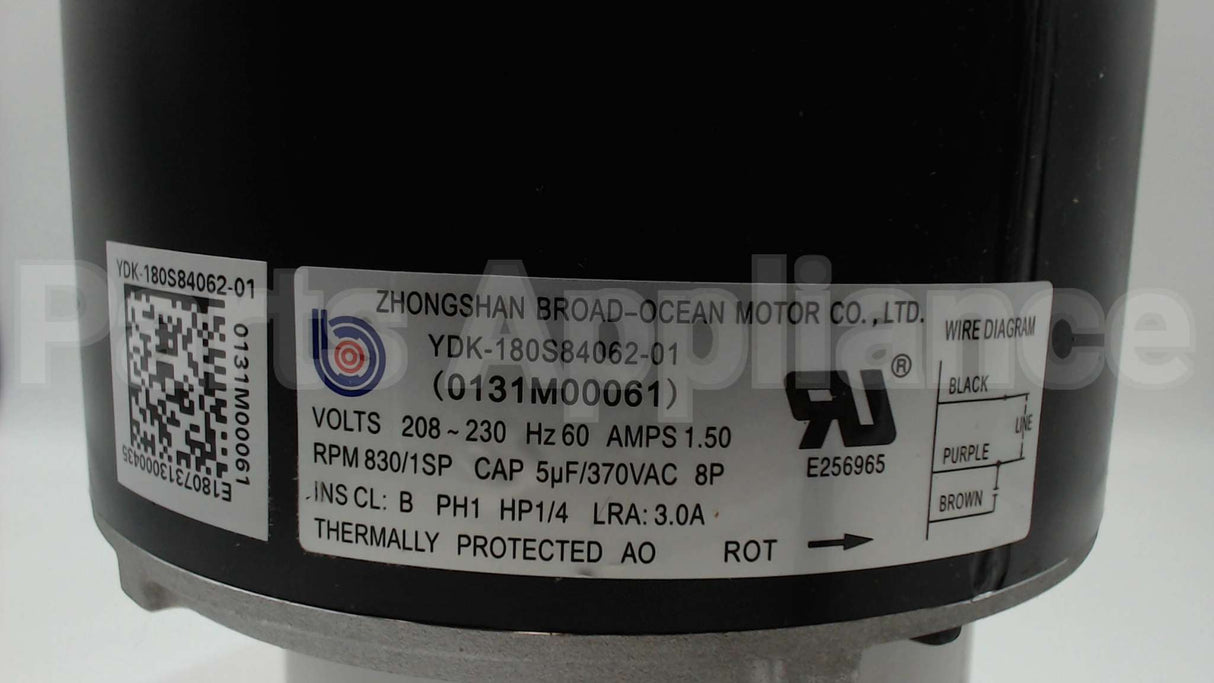 0131M00061SP Amana-Goodman 208-230V1Ph 830Rpm 1Sp Motor