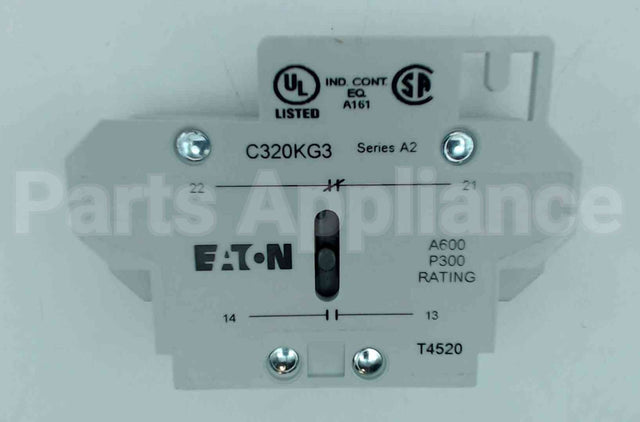 C320KG3 Cutler Hammer-Eaton 1-No,1-Nc Auxiliary Contact