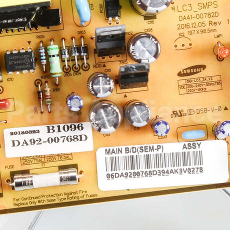 DA92-00768D Samsung Assy Pcb Inverter;Inverter,Hm12,197*98.5