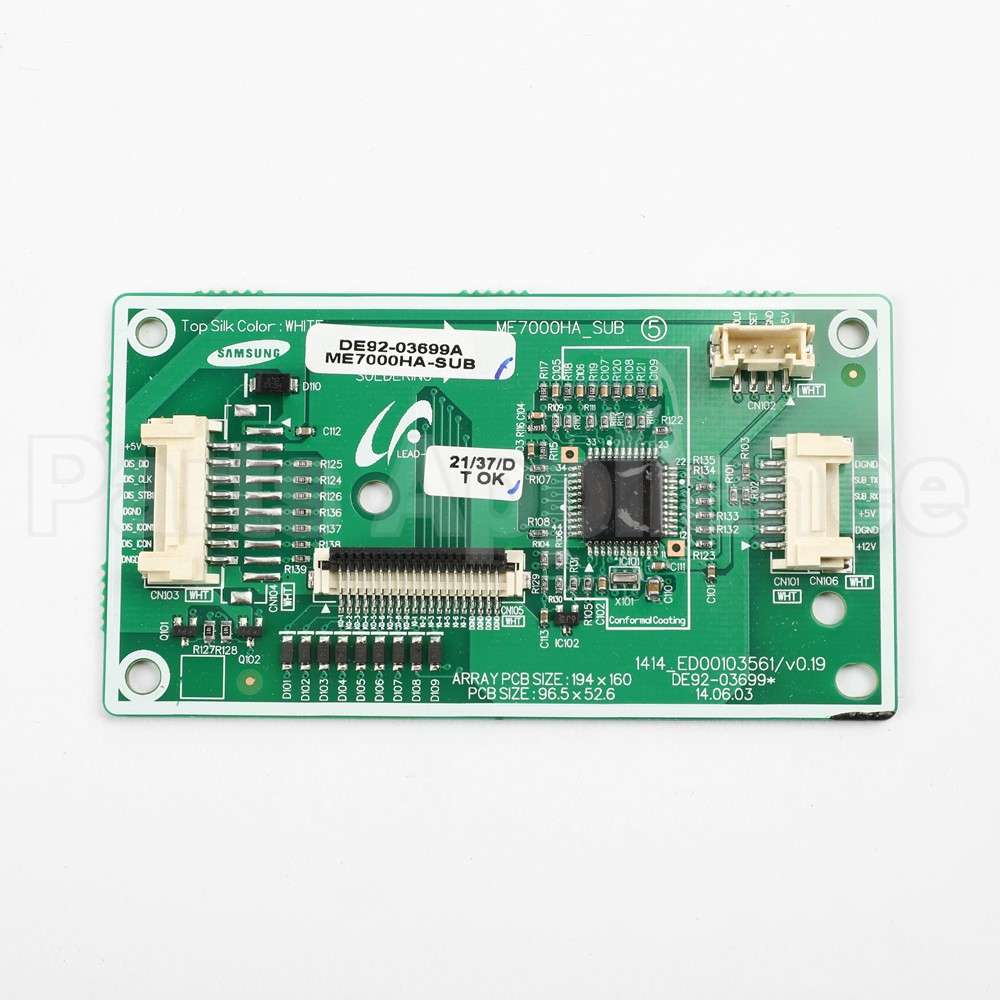 DE92-03699A Samsung Assy Module;Assy Pcb Sub,Me7000H-Pjt,Pcb