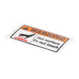 DECAL Equipex Decal, Caution Hot