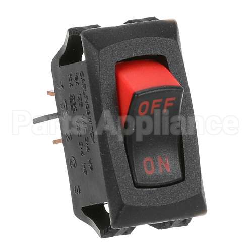 2E-200552 Compatible Holman Switch, On/Off Black Rocker