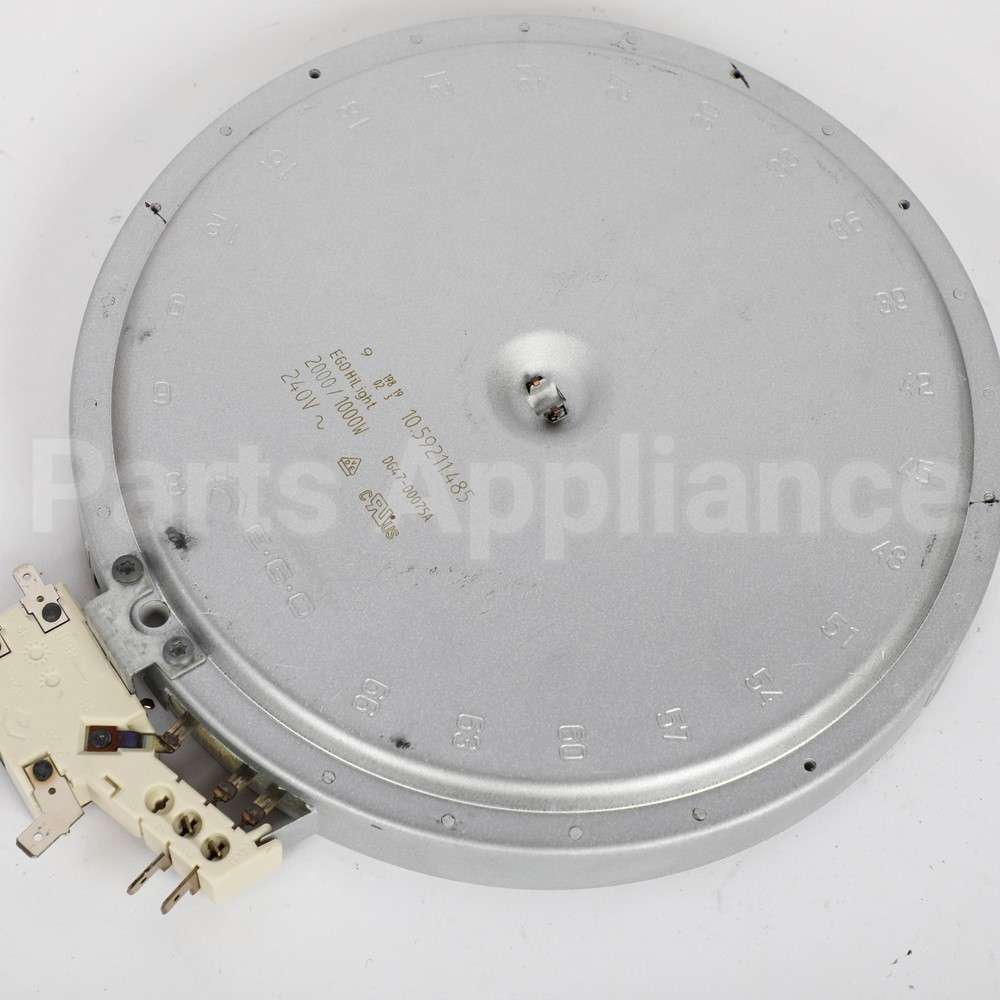 DG47-00075A Samsung Heater Radiant-Dual;Ac240V,Heater Radian