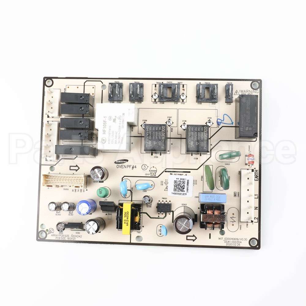 DG92-01207B Samsung Assy Pcb Main;Oven Pf4,Nx9000T,160X121Mm