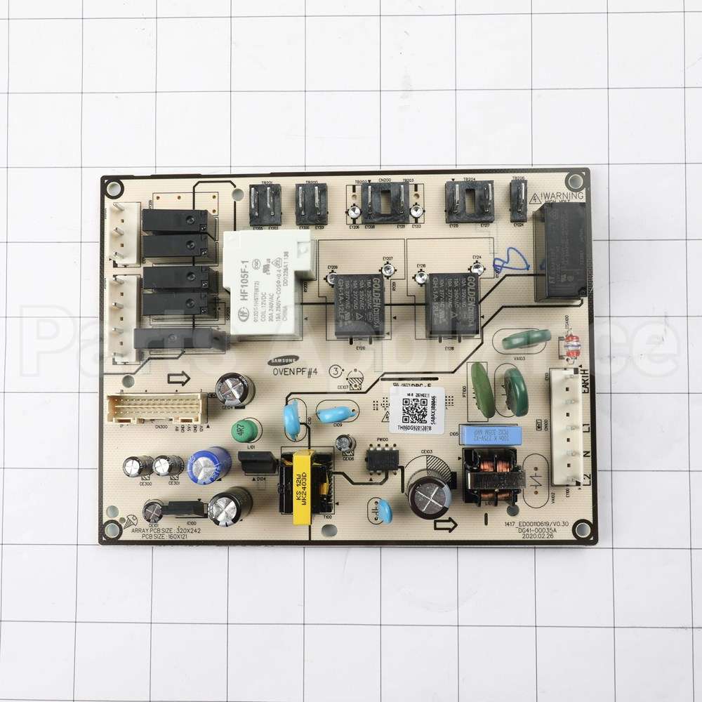 DG92-01207B Samsung Assy Pcb Main;Oven Pf4,Nx9000T,160X121Mm