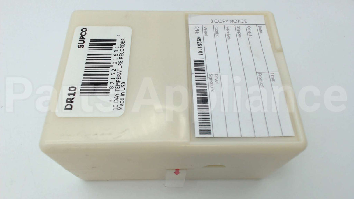 DR10 Supco Temp Rec Disposable 10 Day