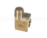 E005 Edlund Elbow, 1/8 Npt Brass St. #3400