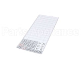 E00826 Globe Overlay, W/ Blank Keys