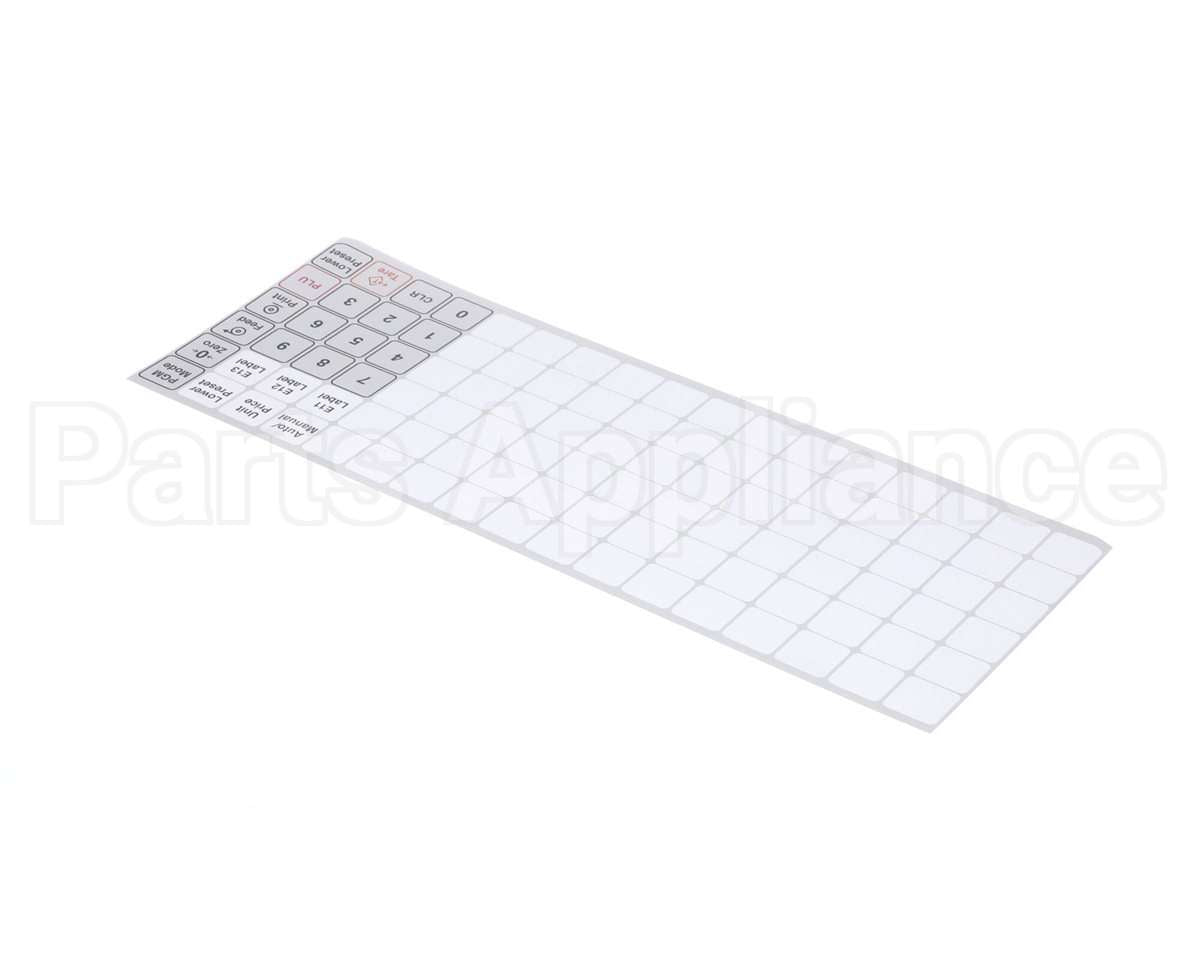 E00826 Globe Overlay, W/ Blank Keys