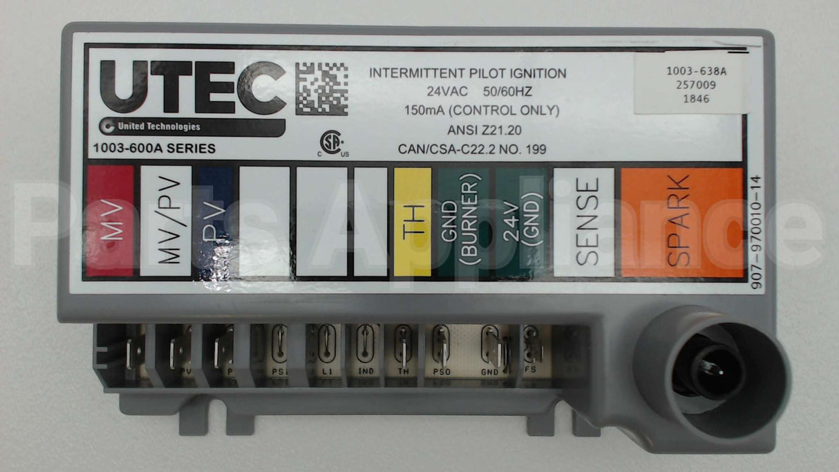 257009 Reznor Ignition Control