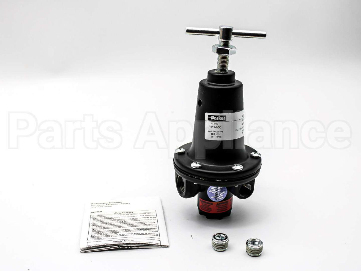 R119-03C Parker Watts Fluid Air 3/8" Air Reg. 0/125#