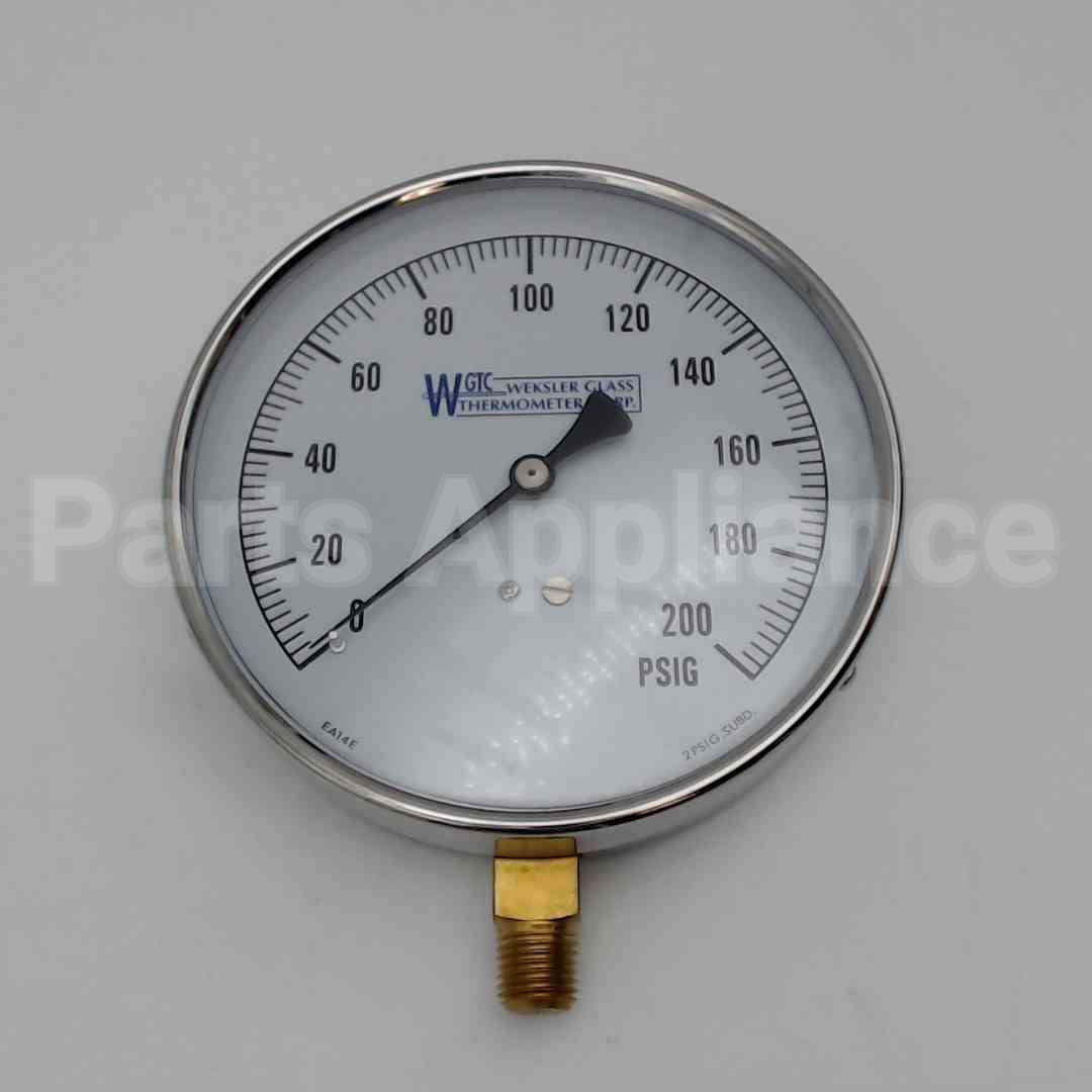 EA14E Weksler 4 1/2"Dial 0-200# 1/4"Npt Lwr