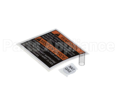 EF39ZW037 Carrier Lp->Nat Gas Conversion Kit