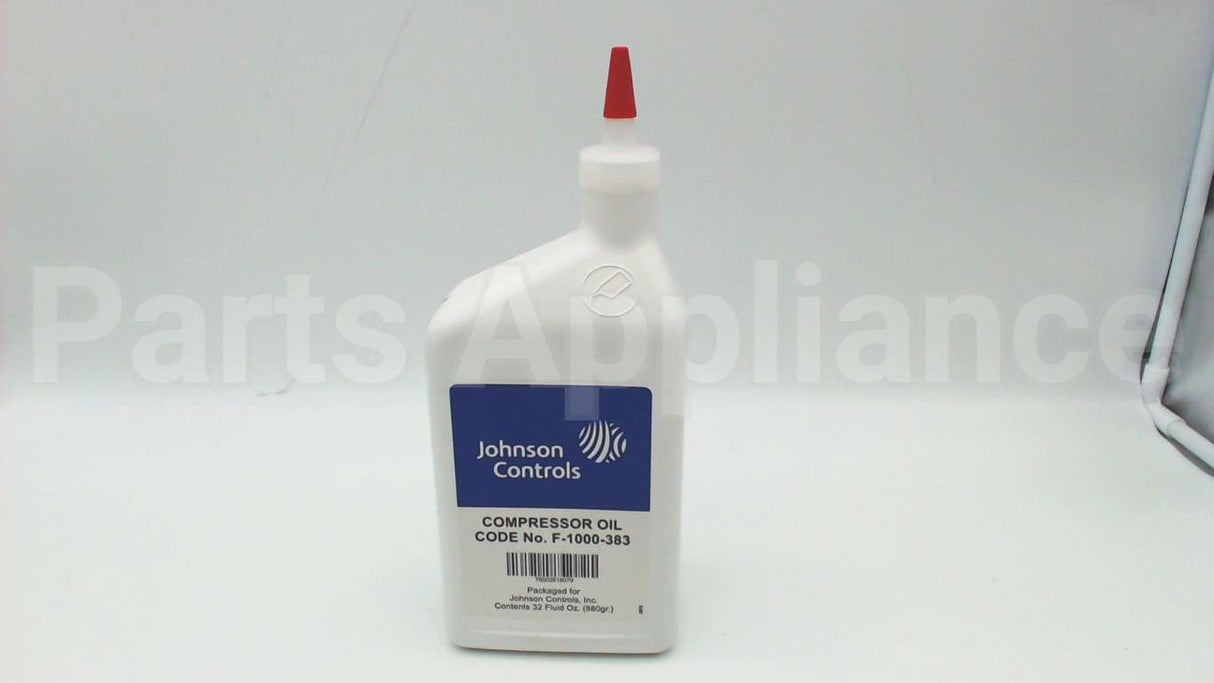 F-1000-383 Johnson Controls Sae30 Compressor Oil 32Oz(1Qt)