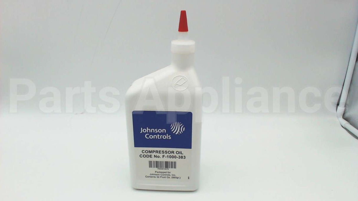 F-1000-383 Johnson Controls Sae30 Compressor Oil 32Oz(1Qt)
