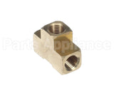 F020 Edlund Fitting, 1/4 Npt Brass Tee (Vm
